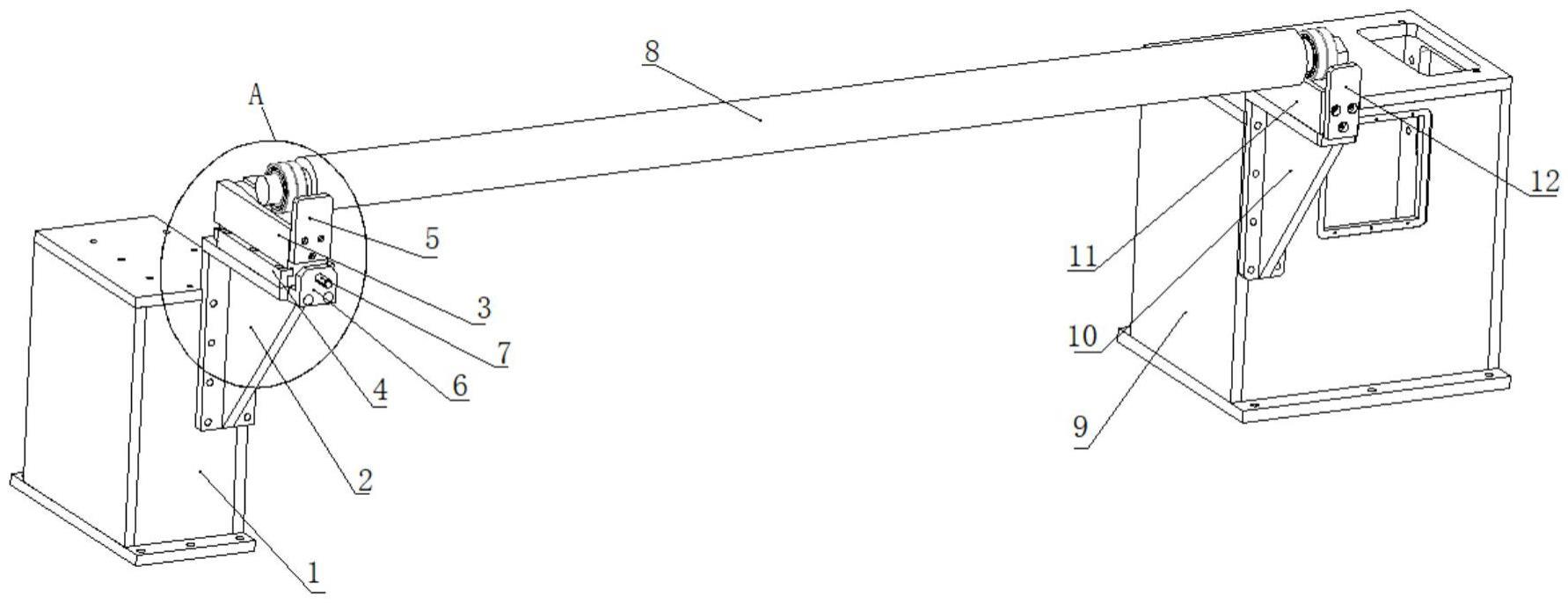 一種銅箔嘿嘿视频在线观看放卷延長架機構的製作方法